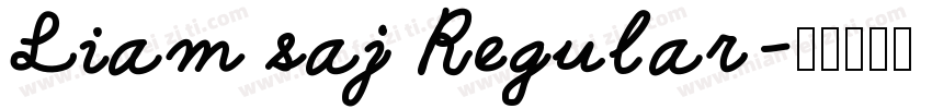 Liam saj Regular字体转换